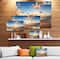 Designart - Sunrise on Beach of Caribbean Sea - Large Seashore Canvas Art Print